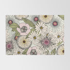 Australian garden chalk Rug Gallery Image 2