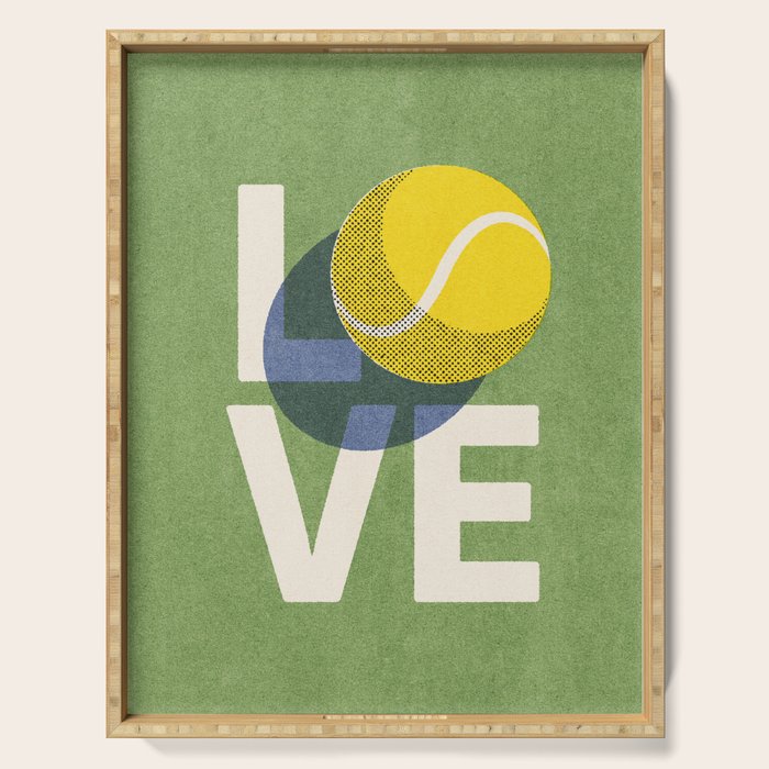 BALLS - Love Tennis - Grass Court Serving Tray Gallery Image 1