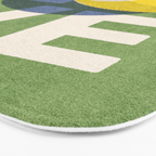 BALLS - Love Tennis - Grass Court Bath Mat Gallery Image 3