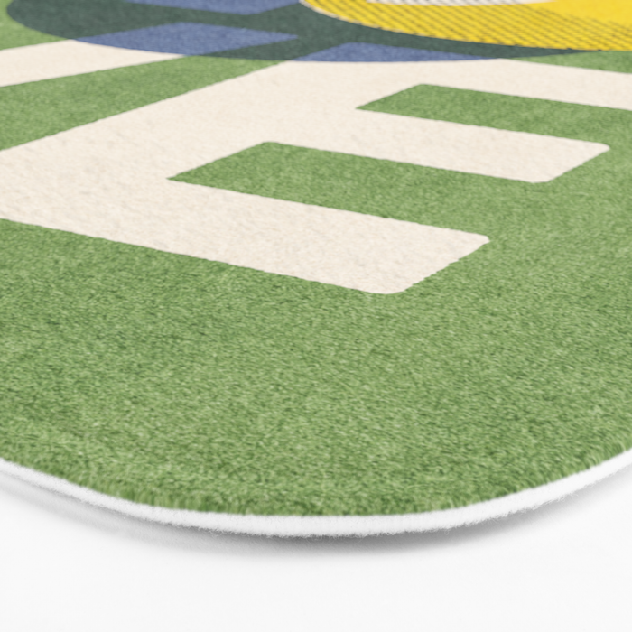 BALLS - Love Tennis - Grass Court Bath Mat Gallery Image 3