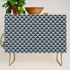 Abstract Tides . Navy Credenza Gallery Image 1