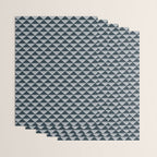 Abstract Tides . Navy Wrapping Paper Gallery Image 3