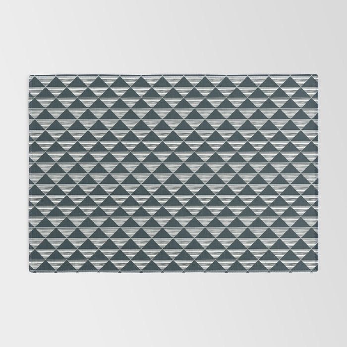 Abstract Tides . Navy Rug Gallery Image 2