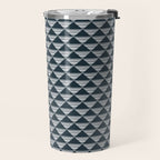 Abstract Tides . Navy Travel Mug Gallery Image 2