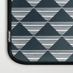 Abstract Tides . Navy Laptop Sleeve Gallery Image 3