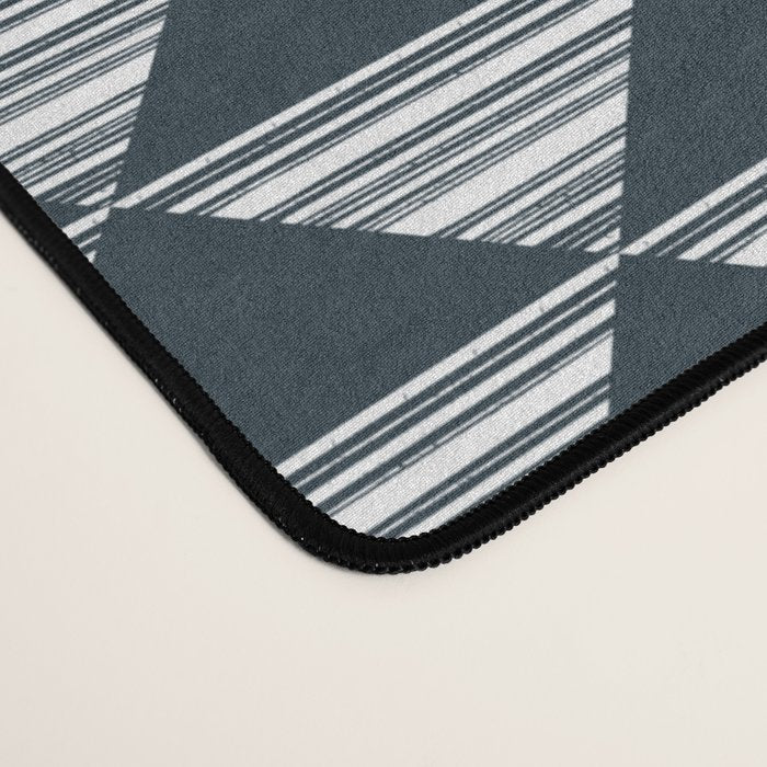 Abstract Tides . Navy Desk Mat Gallery Image 4