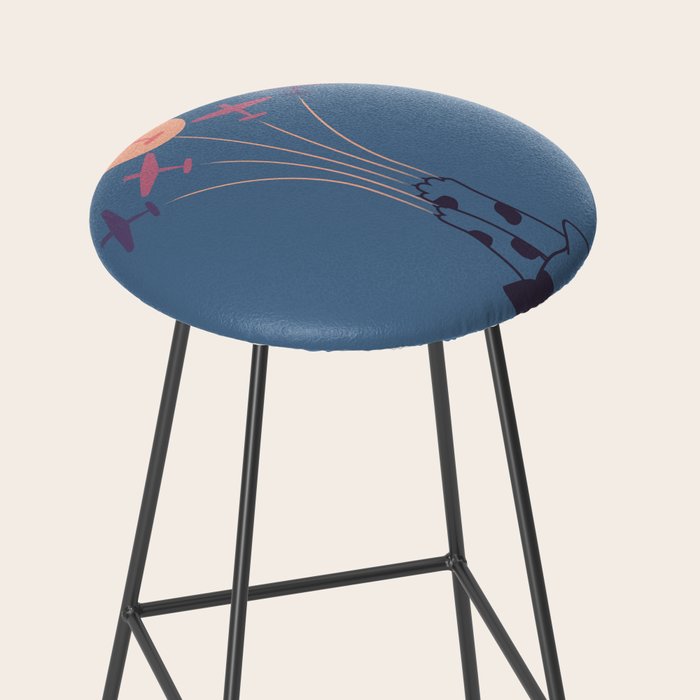 Cat Landscape 19 Stool Gallery Image 2
