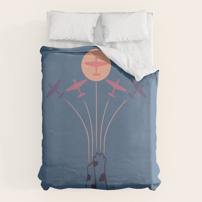 Cat Landscape 19 Duvet Cover Gallery Image 1