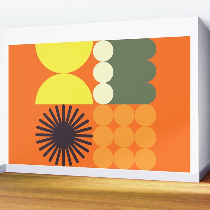 Retro 18C Wall Mural Gallery Image 2