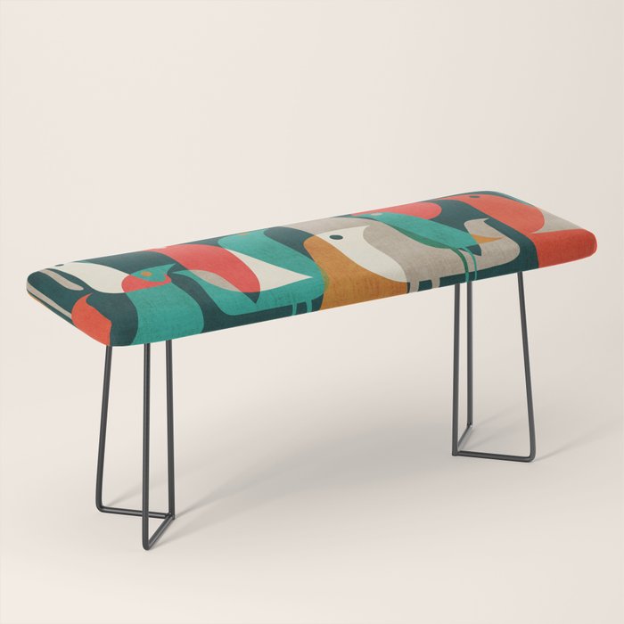 Flock of Birds Bench Gallery Image 1