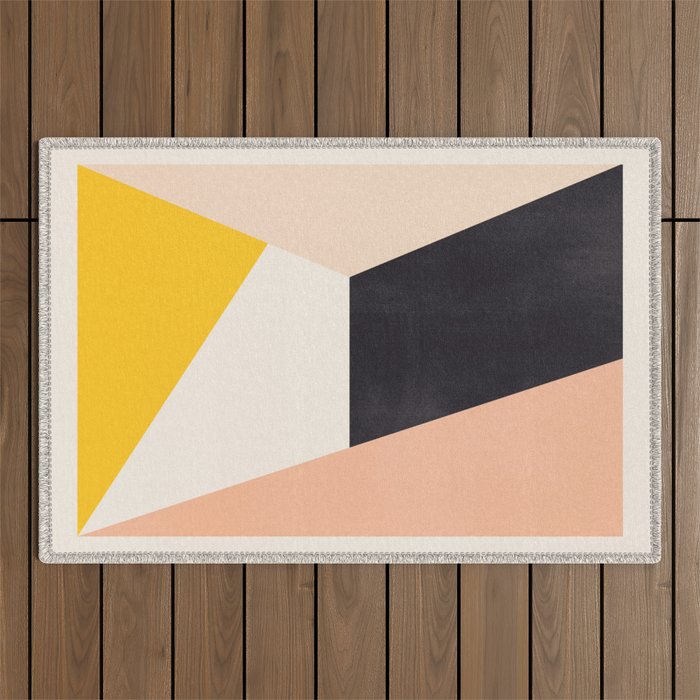 Abstract Geometric 65 Outdoor Rug Gallery Image 1