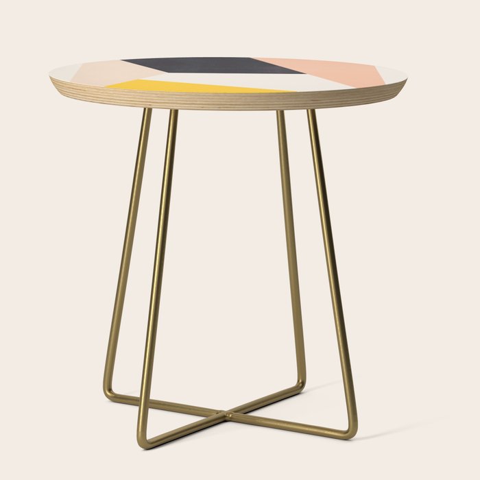 Abstract Geometric 65 Side Table Gallery Image 1
