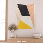 Abstract Geometric 65 Wall Tapestry Gallery Image 2