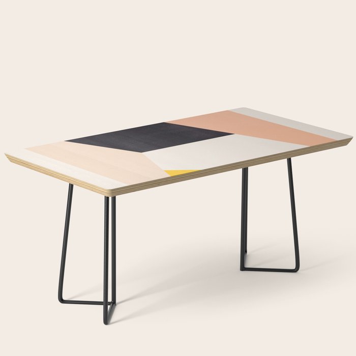 Abstract Geometric 65 Coffee Table Gallery Image 1