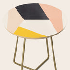 Abstract Geometric 65 Side Table Gallery Image 2