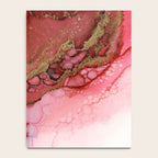 Red Dragon Scales Abstract Ink Painting Notebook Gallery Image 4
