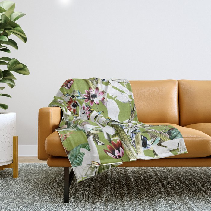 Vintage Garden IV Throw Blanket Gallery Image 1