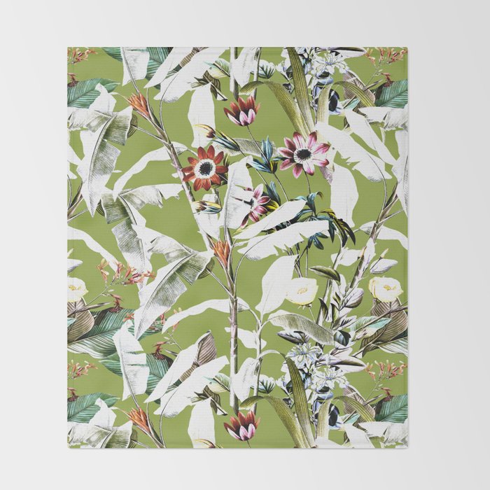 Vintage Garden IV Throw Blanket Gallery Image 2