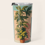 Tiger at Tropical Doorway Travel Mug Gallery Image 3
