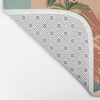 Tiger at Tropical Doorway Bath Mat Gallery Image 2