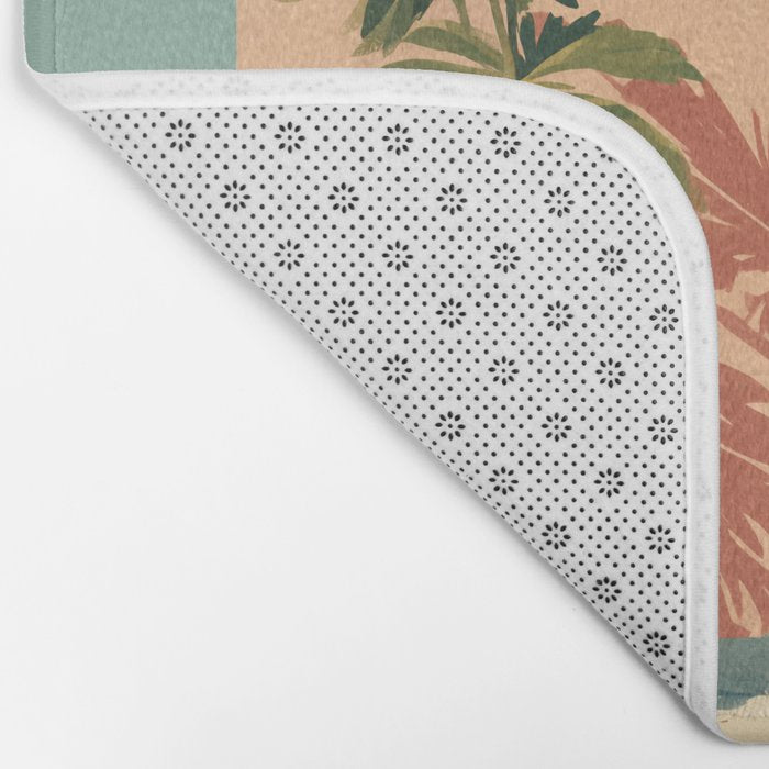 Tiger at Tropical Doorway Bath Mat Gallery Image 2