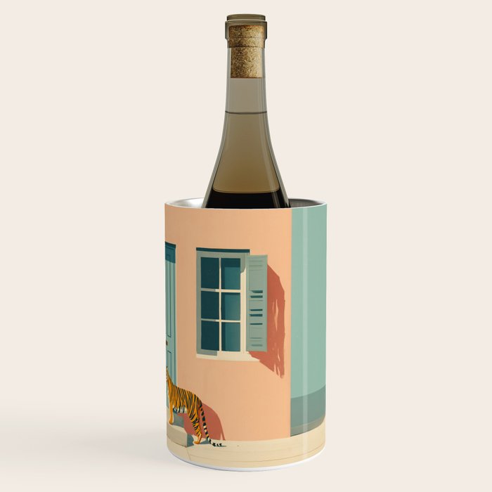 Tiger at Tropical Doorway Wine Chiller Gallery Image 3