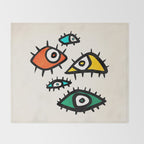 The Eyes Throw Blanket Gallery Image 2