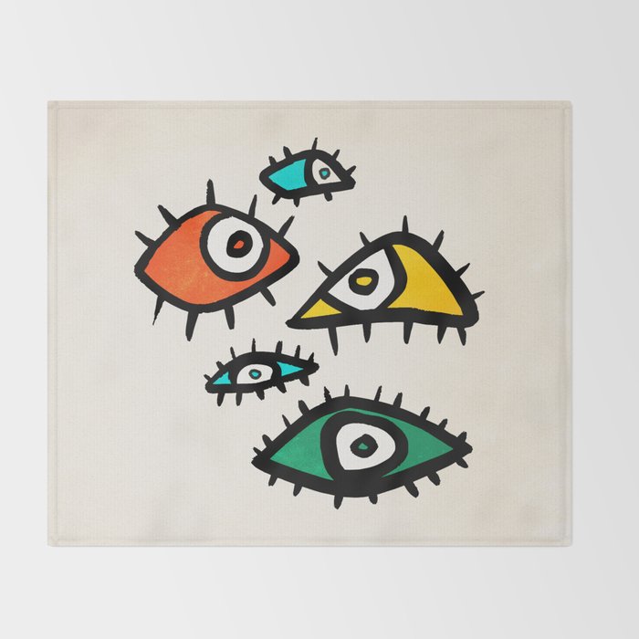 The Eyes Throw Blanket Gallery Image 2