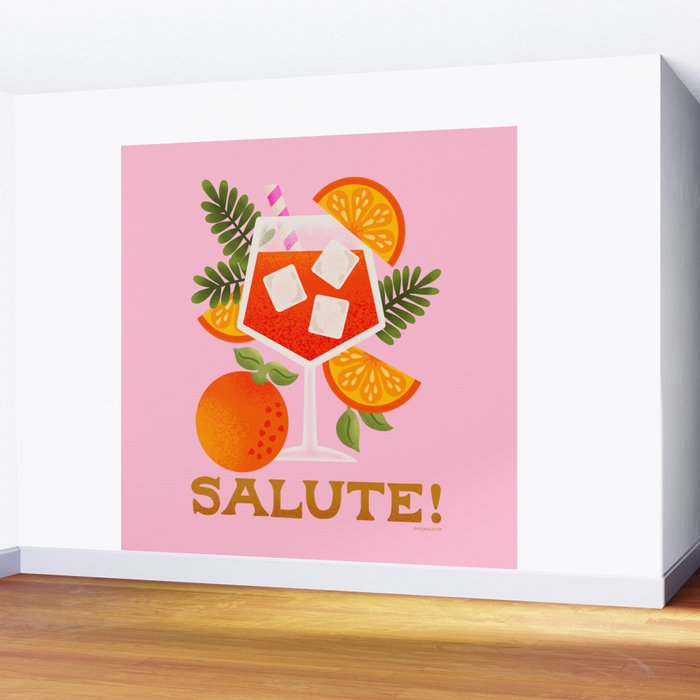 Orange Spritz - Amalfi Coast Cocktails Wall Mural Gallery Image 2