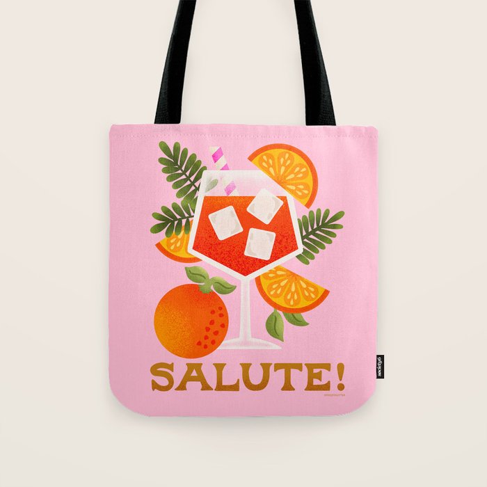 Orange Spritz - Amalfi Coast Cocktails Tote Bag Gallery Image 1