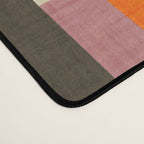 Retro Color Block Popsicle Sticks Orange Desk Mat Gallery Image 4