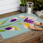 Sun-Kissed Iris Outdoor Rug Gallery Image 2