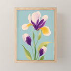 Sun-Kissed Iris Mini Art Print Gallery Image 1