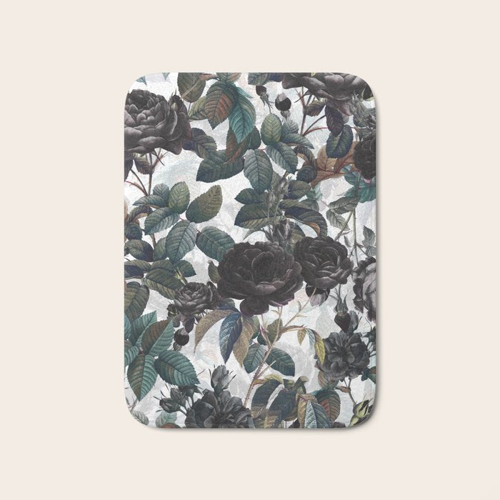 Roses in the Dark Bath Mat Gallery Image 1