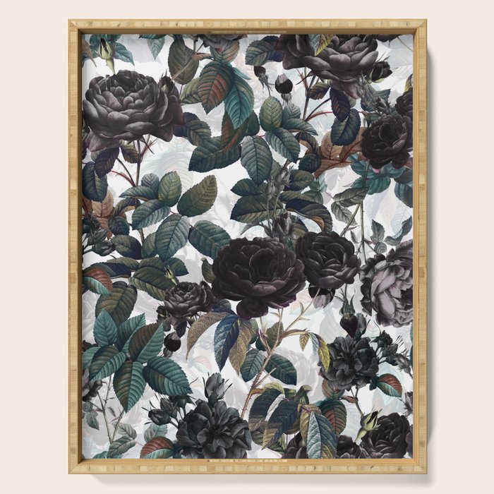 Roses in the Dark Serving Tray Gallery Image 1
