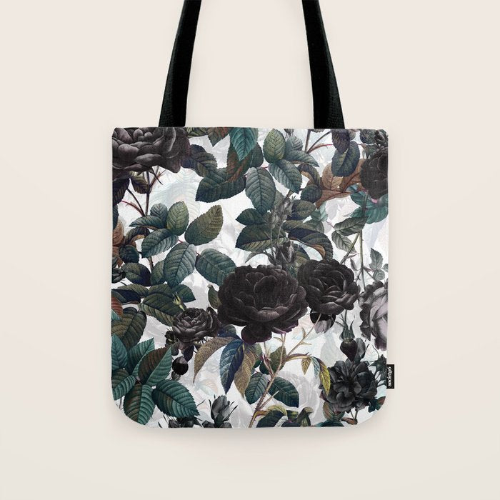 Roses in the Dark Tote Bag Gallery Image 1