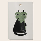 Cat and Plant 14: Monster-a Cutting Board Gallery Image 1