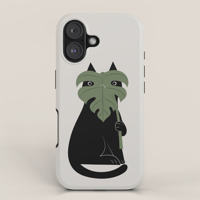 Cat and Plant 14: Monster-a iPhone Case Gallery Image 1