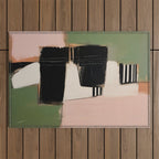 Soft Edge Abstraction 3 Outdoor Rug Gallery Image 1