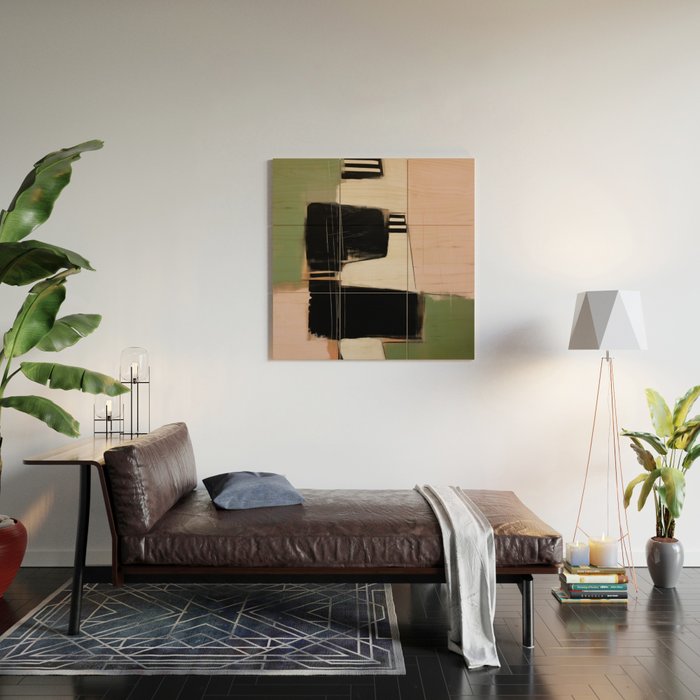 Soft Edge Abstraction 3 Wood Wall Art Gallery Image 2
