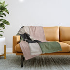 Soft Edge Abstraction 3 Throw Blanket Gallery Image 1