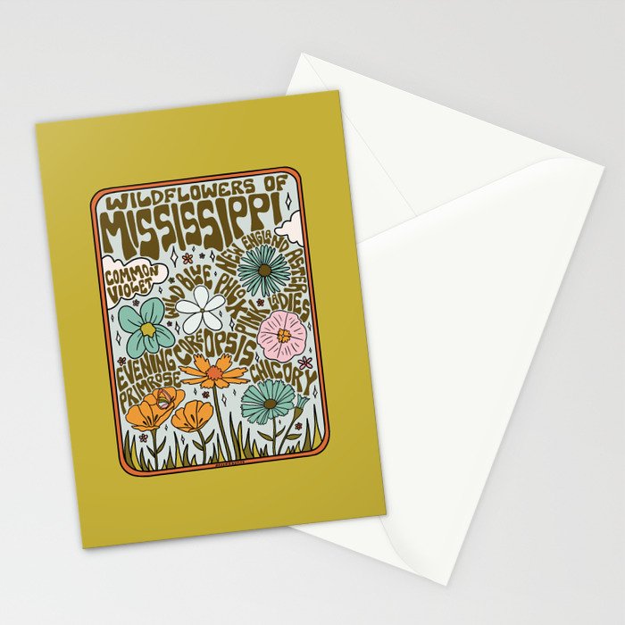 Mississippi Wildflowers Stationery Card Gallery Image 2