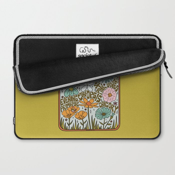 Mississippi Wildflowers Laptop Sleeve Gallery Image 2