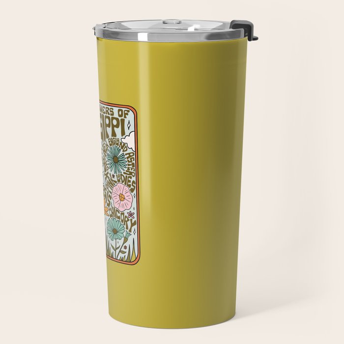 Mississippi Wildflowers Travel Mug Gallery Image 2