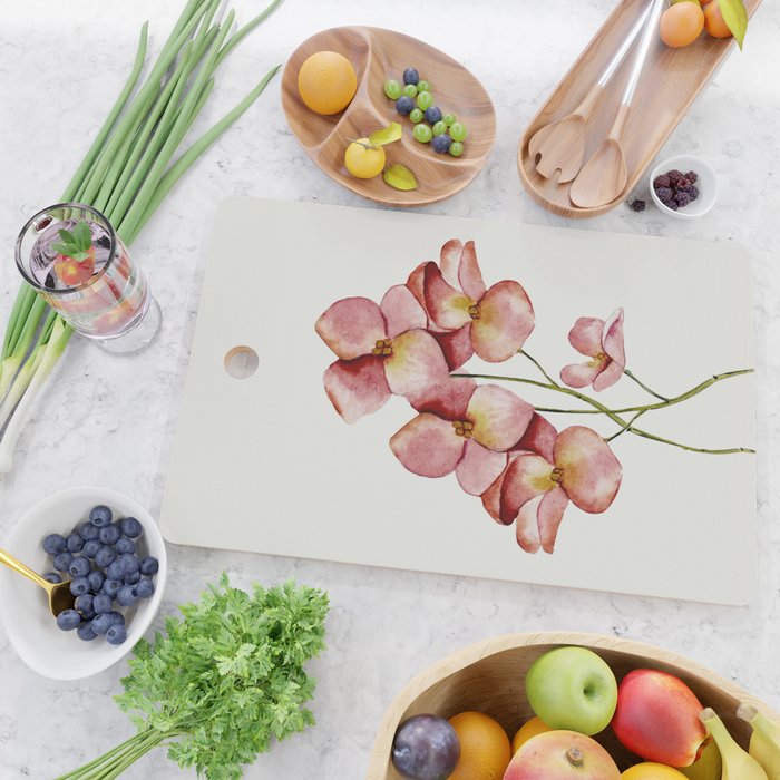 Soft Flowers Cutting Board Gallery Image 2