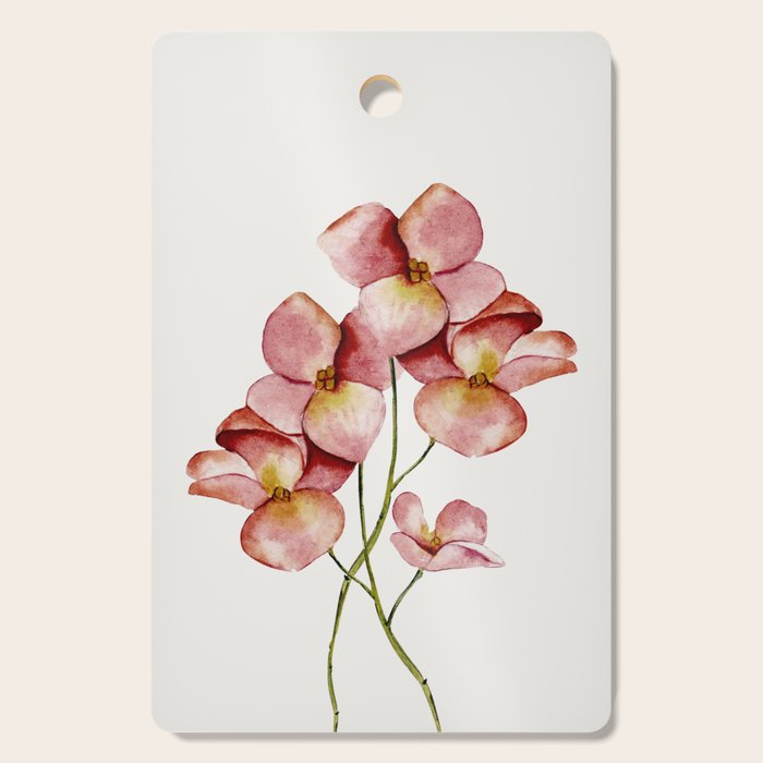 Soft Flowers Cutting Board Gallery Image 1