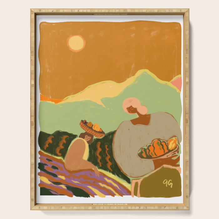Pumpkin Harvest Serving Tray Gallery Image 1
