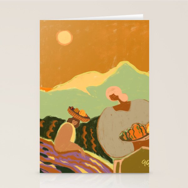 Pumpkin Harvest Stationery Card Gallery Image 1