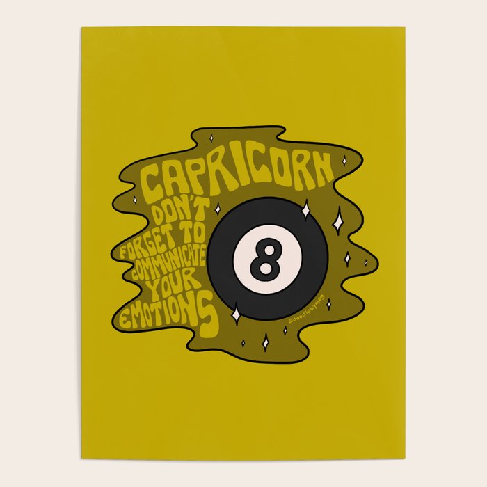 Capricorn Magic 8 Ball Poster Gallery Image 4