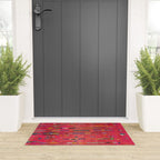 Traditional Moroccan Berber Carpet Arwtork Welcome Mat Gallery Image 3